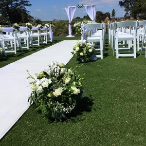 Wedding Hire Melbourne - Hire Carpet Runner White