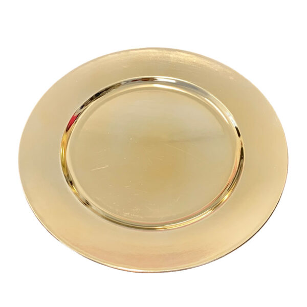 gold high gloss charger plate hire melbourne