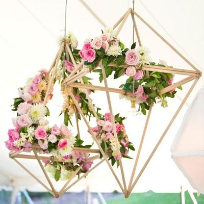 Gold deals flower chandelier